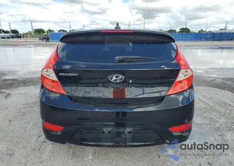 2013 Hyundai Accent Gls from USA, damaged, VIN KMHCU5AE2DU061322